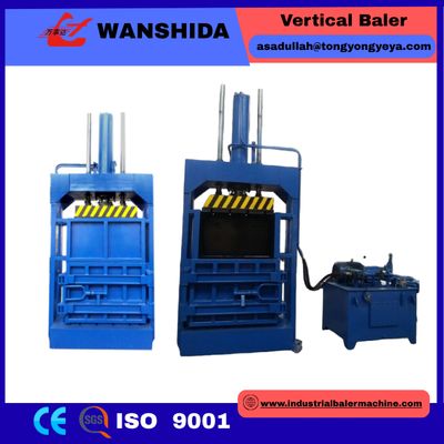 Vertical Baler Machine For Paper, Plastic And Cardboard