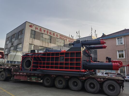 315Ton Steel Scrap Recycling Machine Turn-Out Hydraulic Scrap Metal Baler for Industrial Recycling