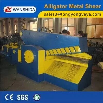 Space Saving 1000kN Scrap Metal Shear 800mm Blade 9–20 Cuts/Min For Scrap Metal Cutting