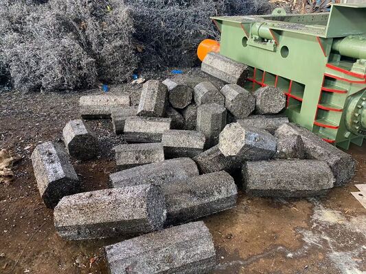 High-Density Metal Baling Press With 1800 – 2500kg/h Capacity For Scrap Steel