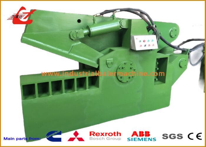 1000kN Scrap Metal Alligator Shear with 800 mm Blade for Steel Bar and Light Scrap Cutting