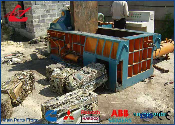 220V Voltage Automatic 2500kN Y83/T-250B Tire Wire Baling Press Machine For Compact Scrap Tire Steel Wire Recycling
