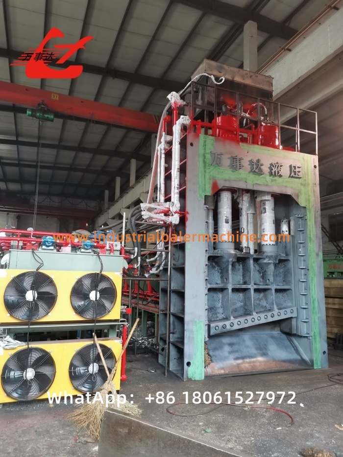 High Efficiency Hydraulic Scrap Gantry Shear 8000kN for Metal Recycling Shearing with PLC Automatic Control
