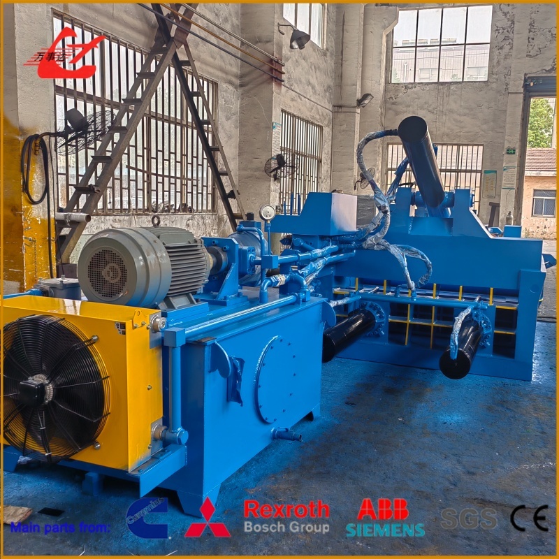 2000KN Hydraulic Scrap Baler 4000-5000 Kg/H for high-capacity metal recycling plants