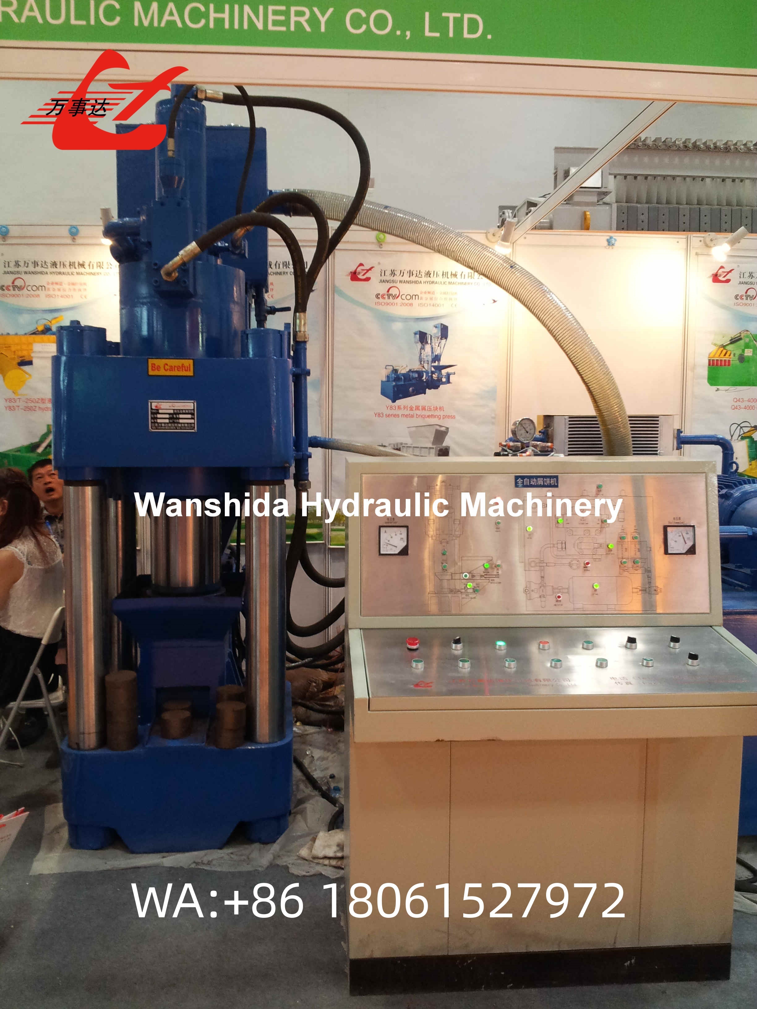 Y83-630 Briquetting Press, 6300 KN Nominal Force, 45 KW Power, PLC Control, 2000-3000 Kg/H Capacity, Stable Hydraulic Drive, Ideal For Cast Iron And Aluminum Scrap Briquetting