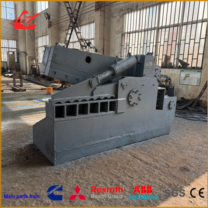 Scrap Metal Alligator Shear with 1200kN Force, 15kW Power and 800mm Blade Length for Efficient Metal Cutting