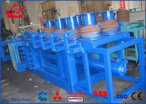 Πλήρως αυτόματη οριζόντια συσκευή δέσμευσης 1250kN για τα απόβλητα χαρτιού και χαρτονιού